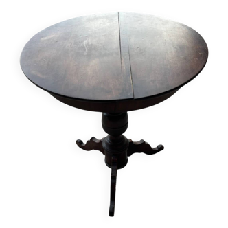 19th century walnut side table