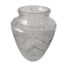 Carved crystal vase Art Deco era