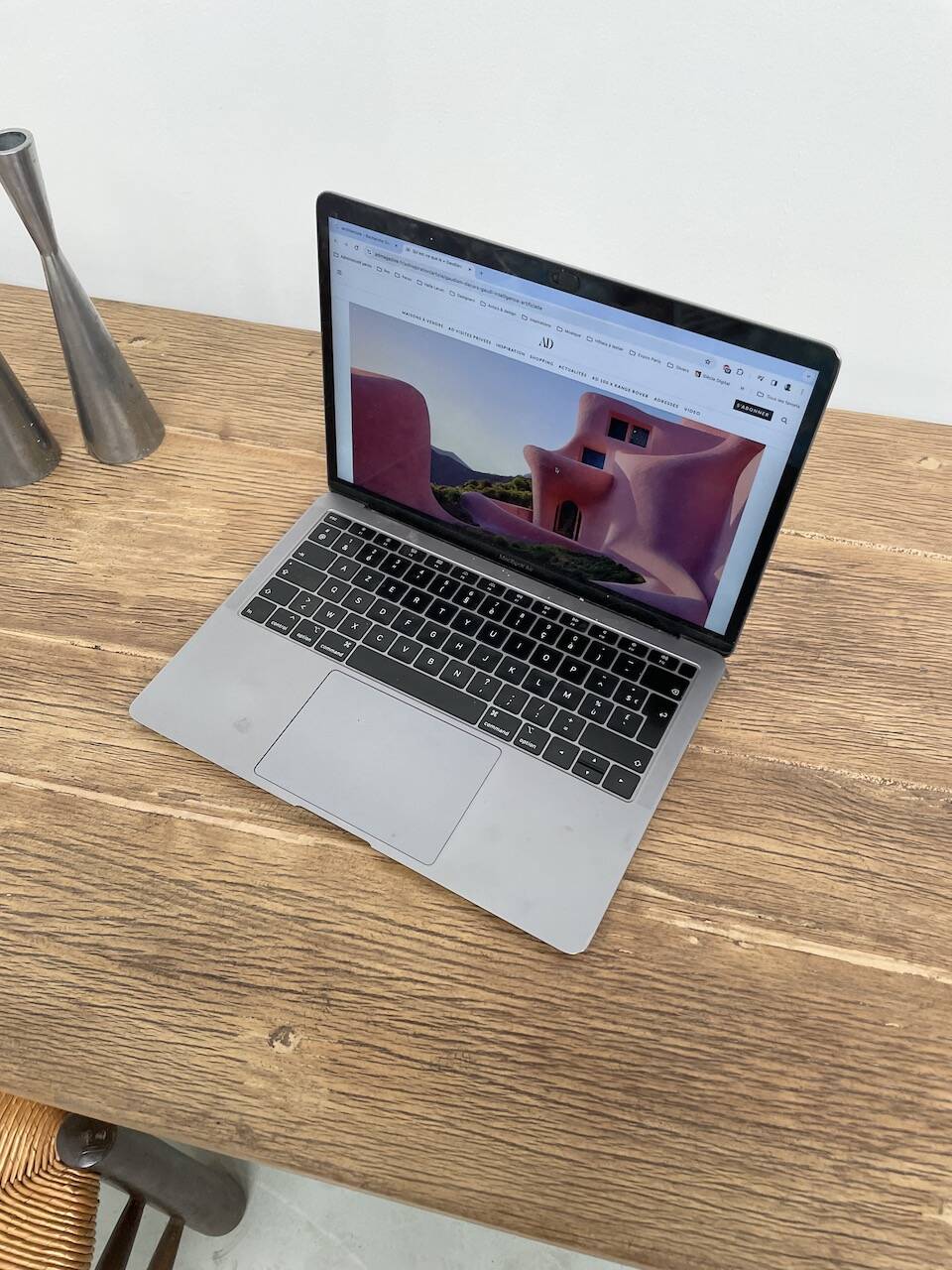 Oak console farm table 3m