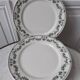 Lot of 6 flat plates Bandonvillier champagne model