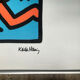 Numbered keith haring silkscreen with certificate.