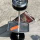 Vintage 70s Standing Ashtray - Shelf & Magazine/Newspaper Holder