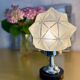 Lampe art déco, globe en forme d'étoile