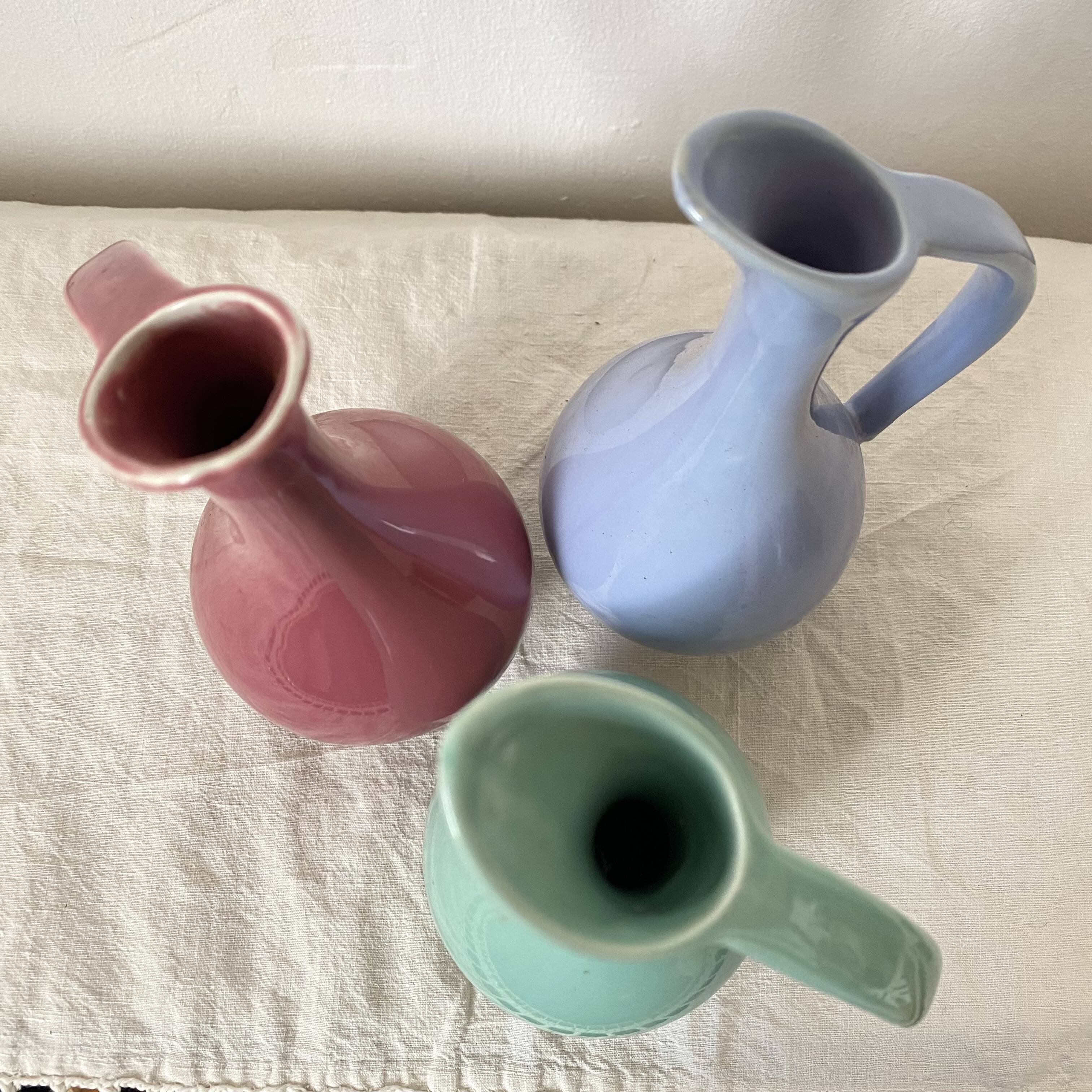 Vintage ceramic carafes, 1960s