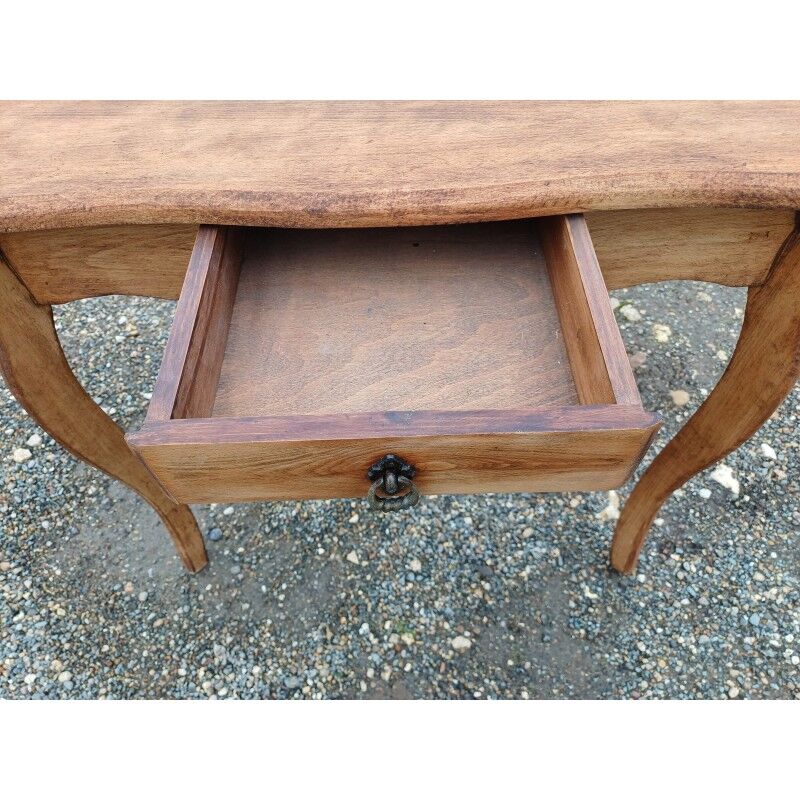 Table chêne, 1 tiroir