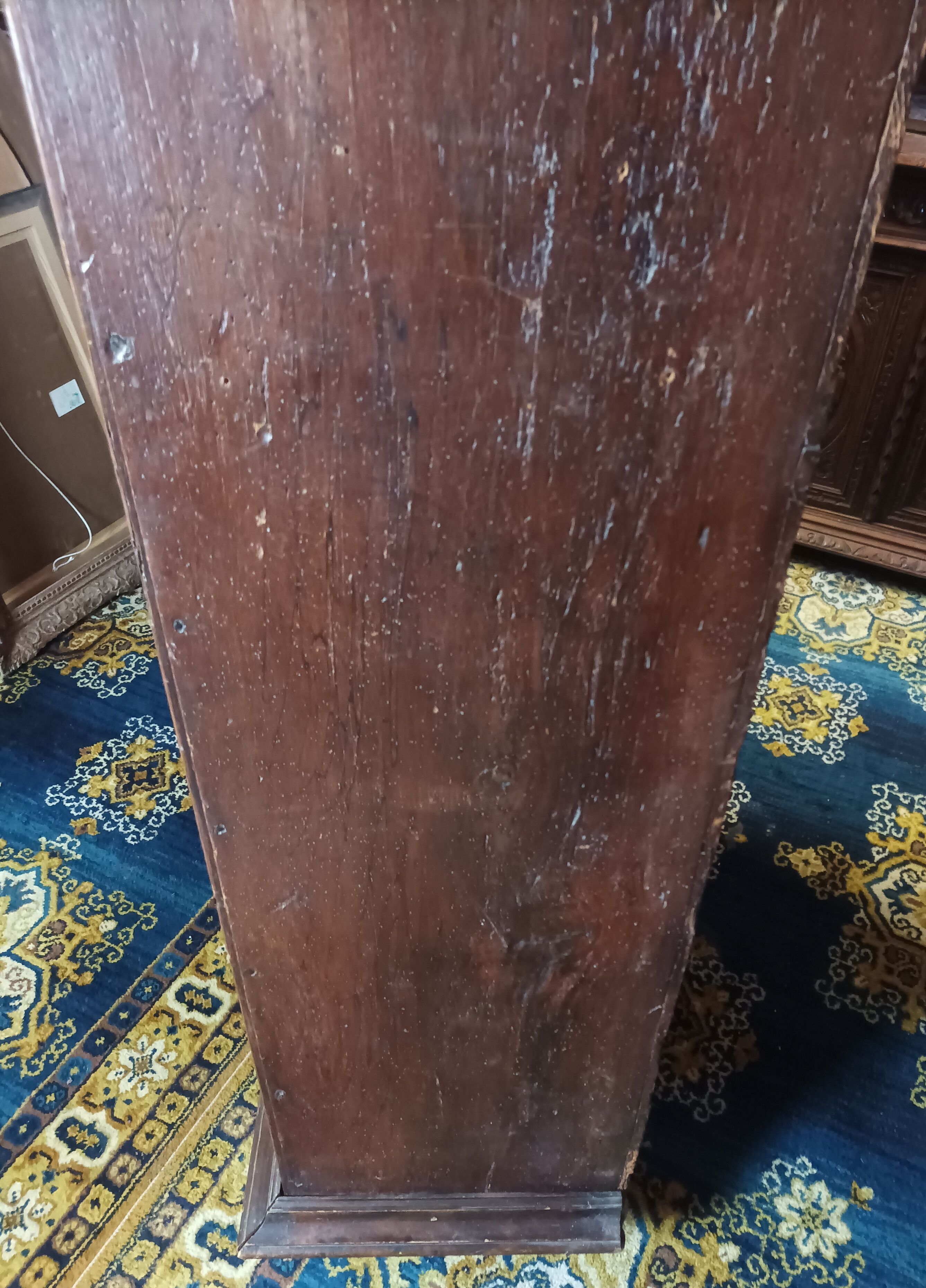 Man standing Louis XIII in oak 19th century