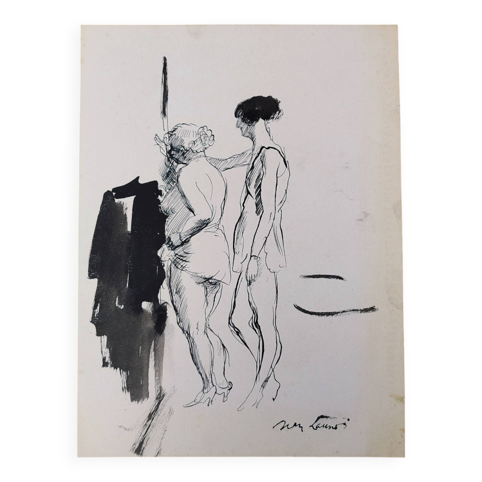 Indian ink by Jean Launois Decoration