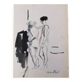 Indian ink by Jean Launois Decoration