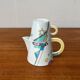 Teapot or coffee pot with cup from the German postmodern VIP collection by Seltmann Weiden, set of 2.