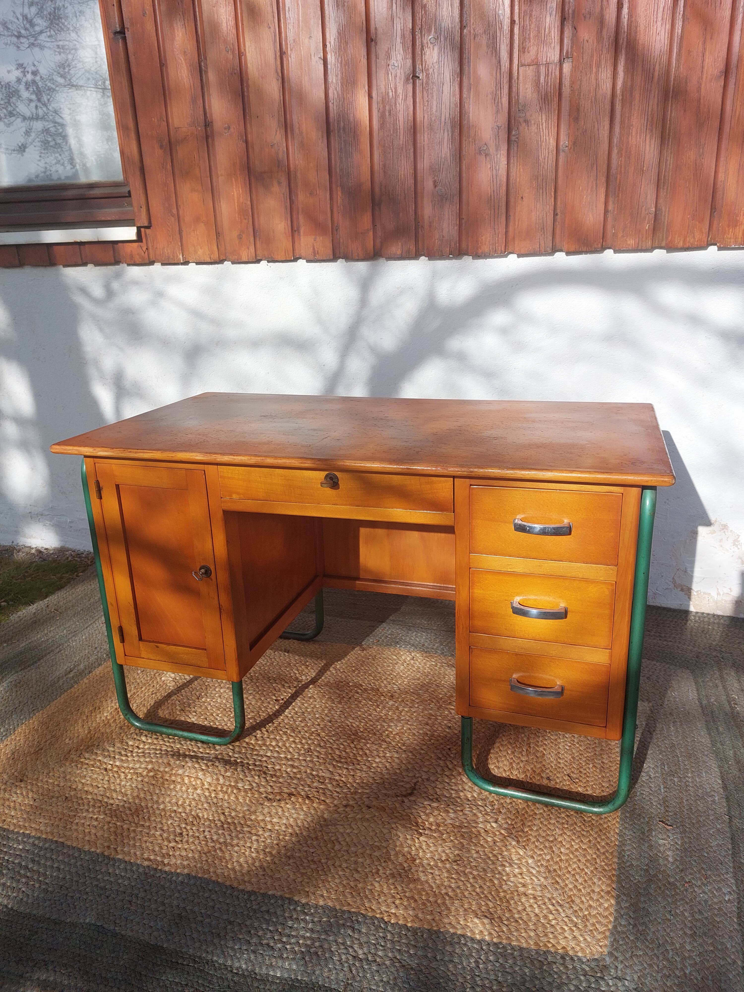 Vintage schoolmaster's desk
