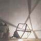 Brass polygon lamp