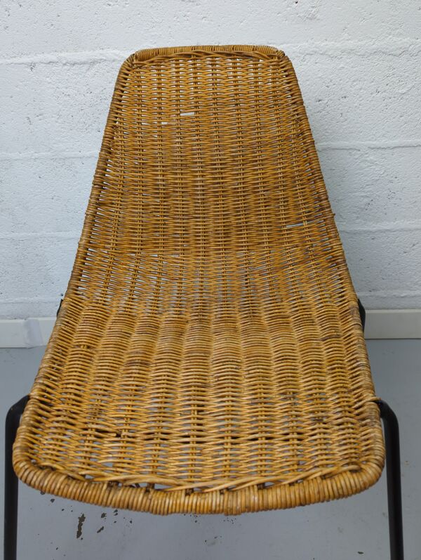 Paire de chaises Gian Franco Legler modèle Basket