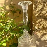 Bougeoir haut en verre