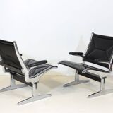 Pair of Eames Sling Tandem Armchairs