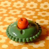 Tall Emerald Green Ashtray