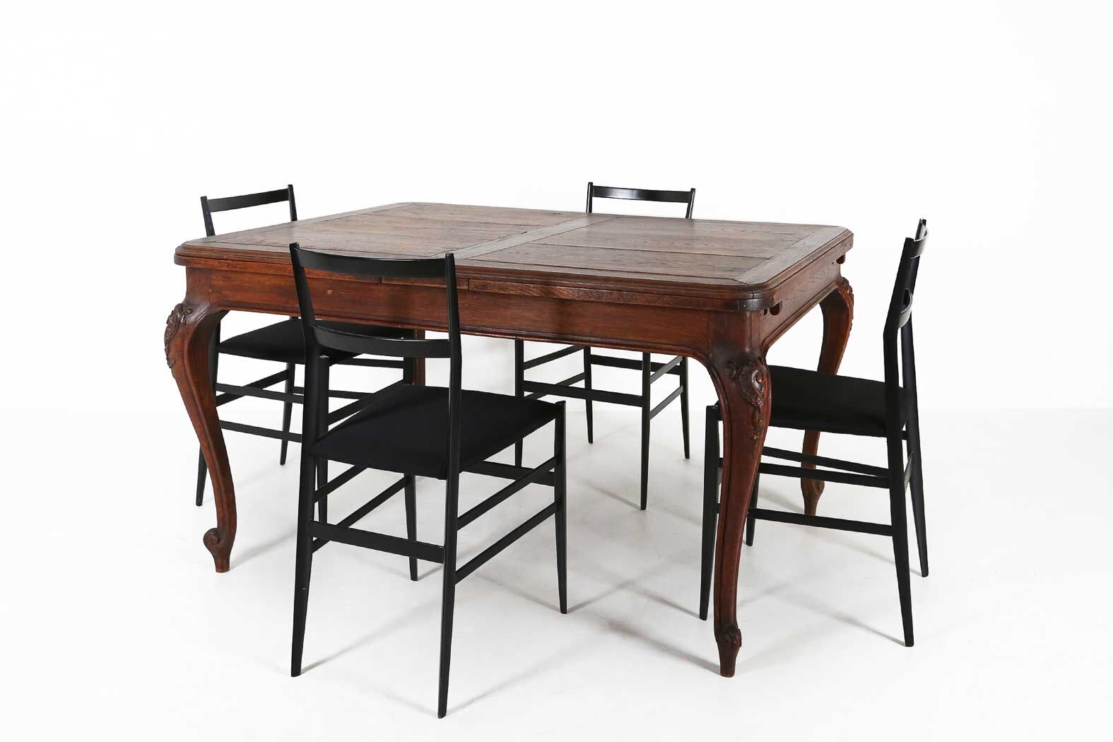 Antique oak dining table 1900