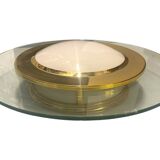 Plafonnier encastrement en laiton de verre