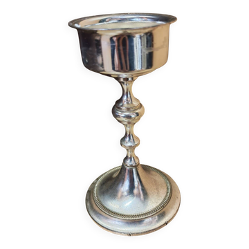 Vintage silver-plated metal candlestick