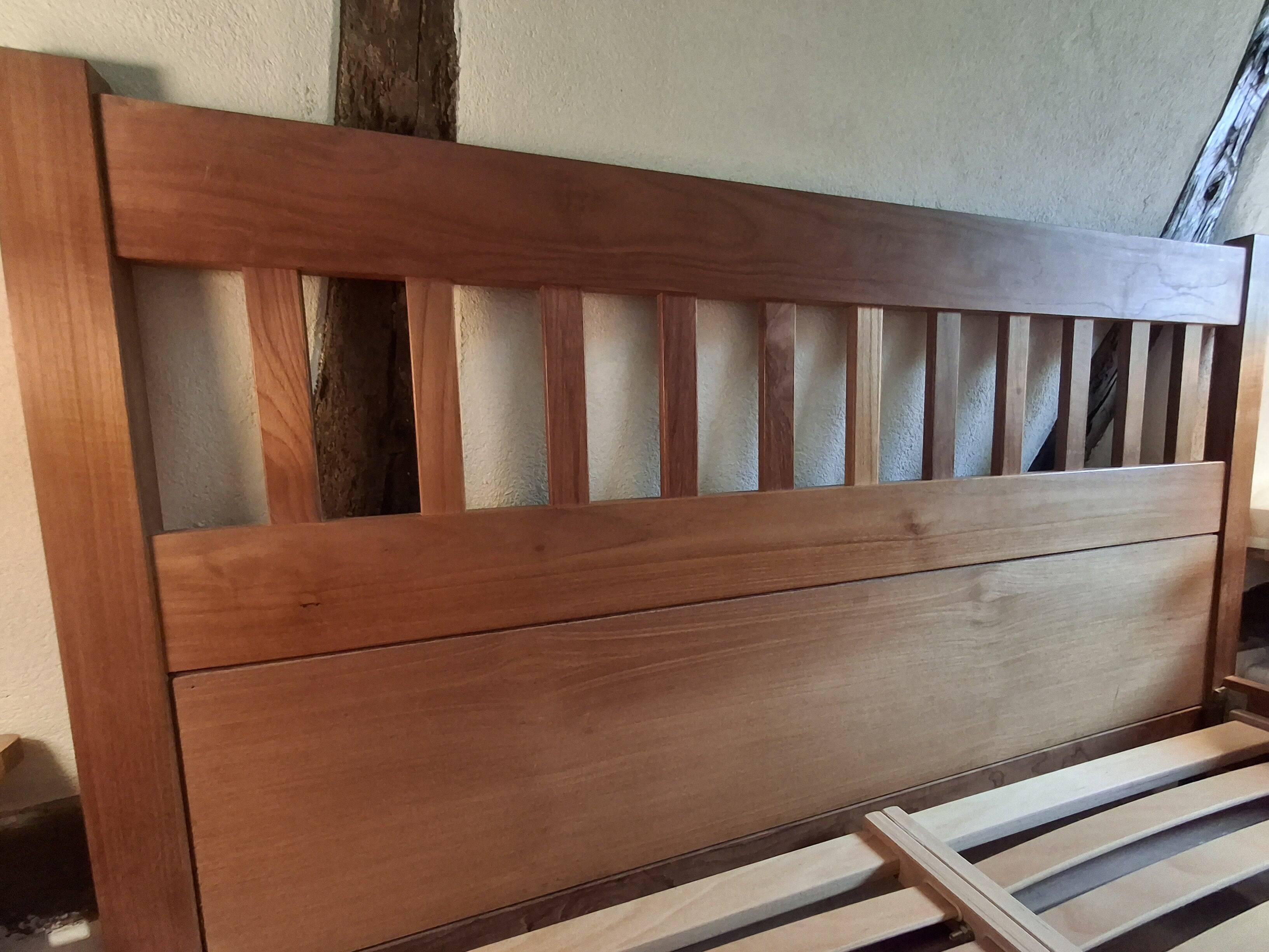 Wooden bed frame and slatted base HABITAT 140*190