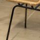 Vintage "Italia 100" model chair by Rotanhuis in woven wicker, 1950s