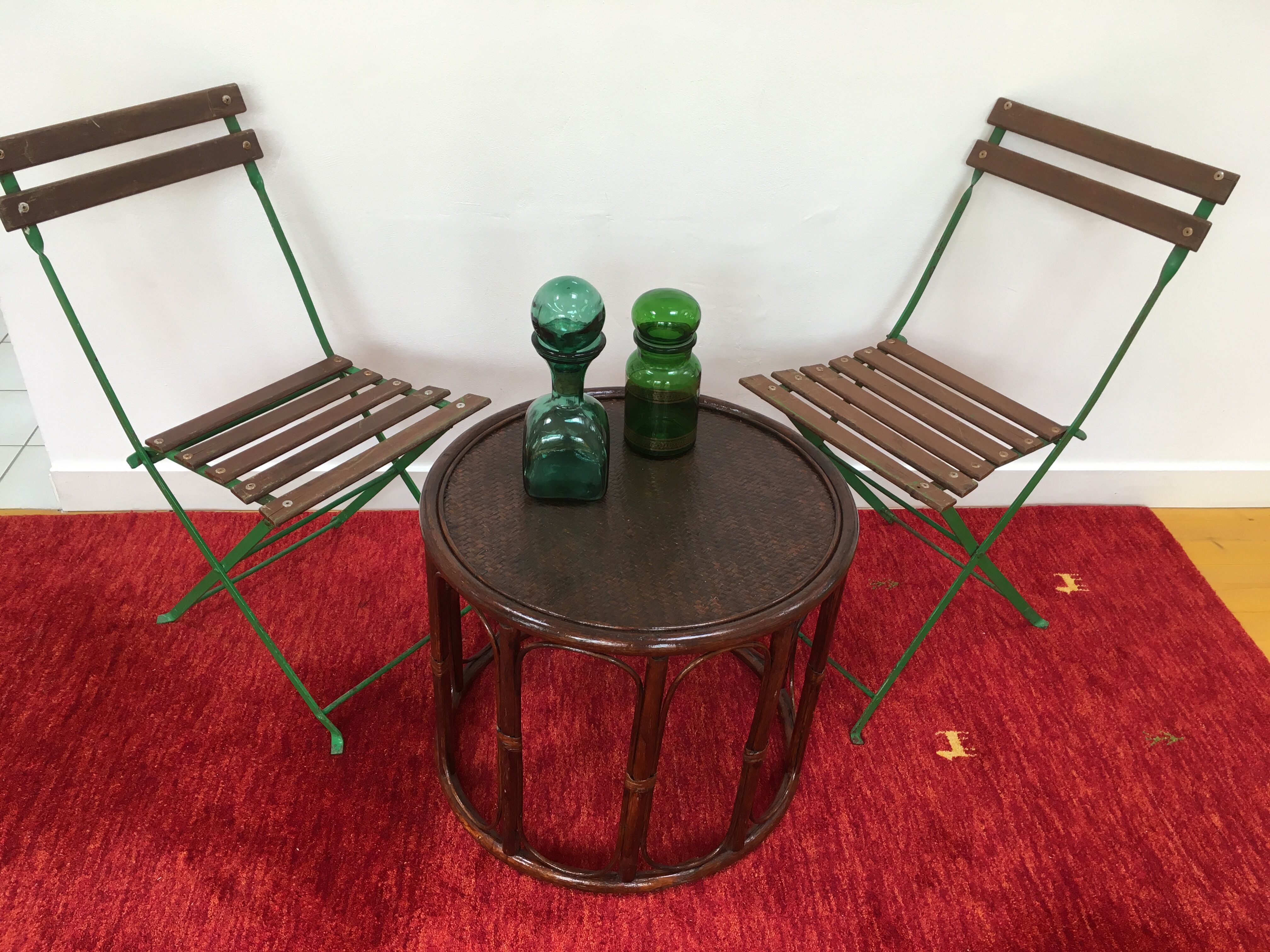Lot de 2 chaises pliantes de jardin 70’s