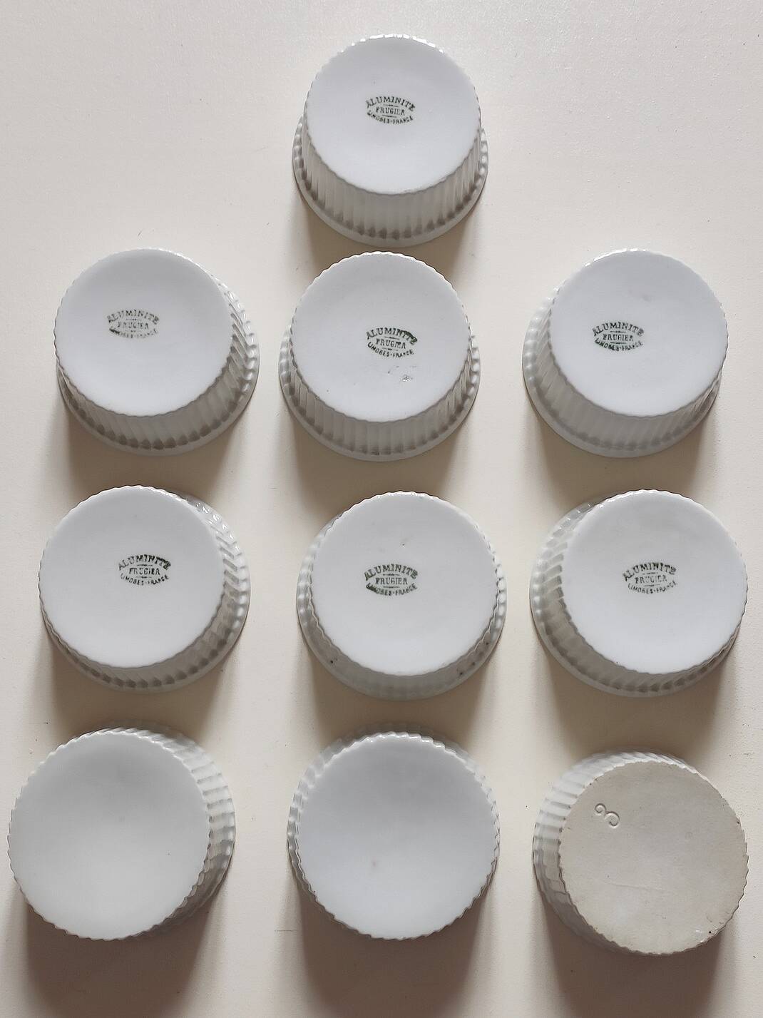 10 Ramequins Aluminite Frugier