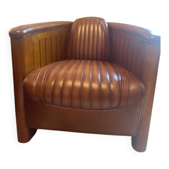 2 vintage club armchairs