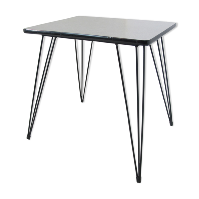Table d'appoint moderniste en formica de Negema, années 1950