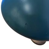 Vintage turquoise metal desk lamp / table lamp