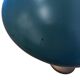 Vintage turquoise metal desk lamp / table lamp