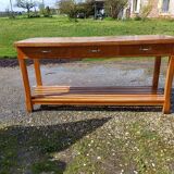 Wooden Drapery Table, 3 Drawers.