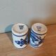Set of 2 vintage Delft Blue Bowls ceramic glasses