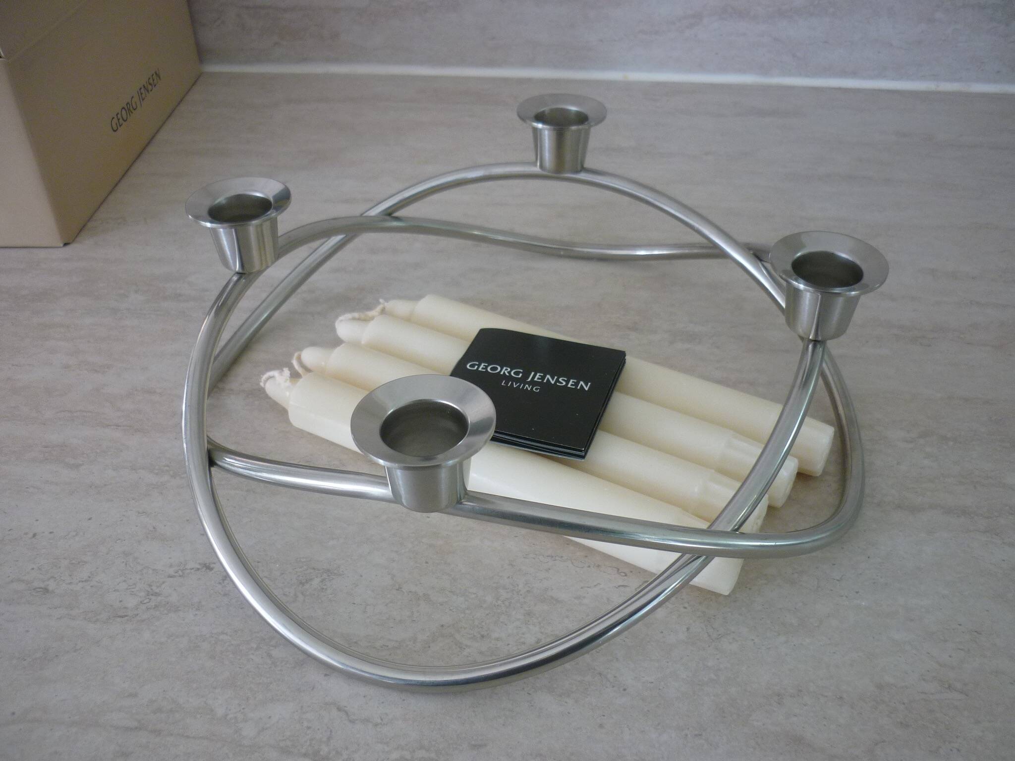 Season Living Candlestick by Georg Jensen