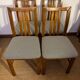 Lot de 4 chaises vintage bois