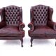 Unique Chesterfield set, Western Europe, mid-20th century.