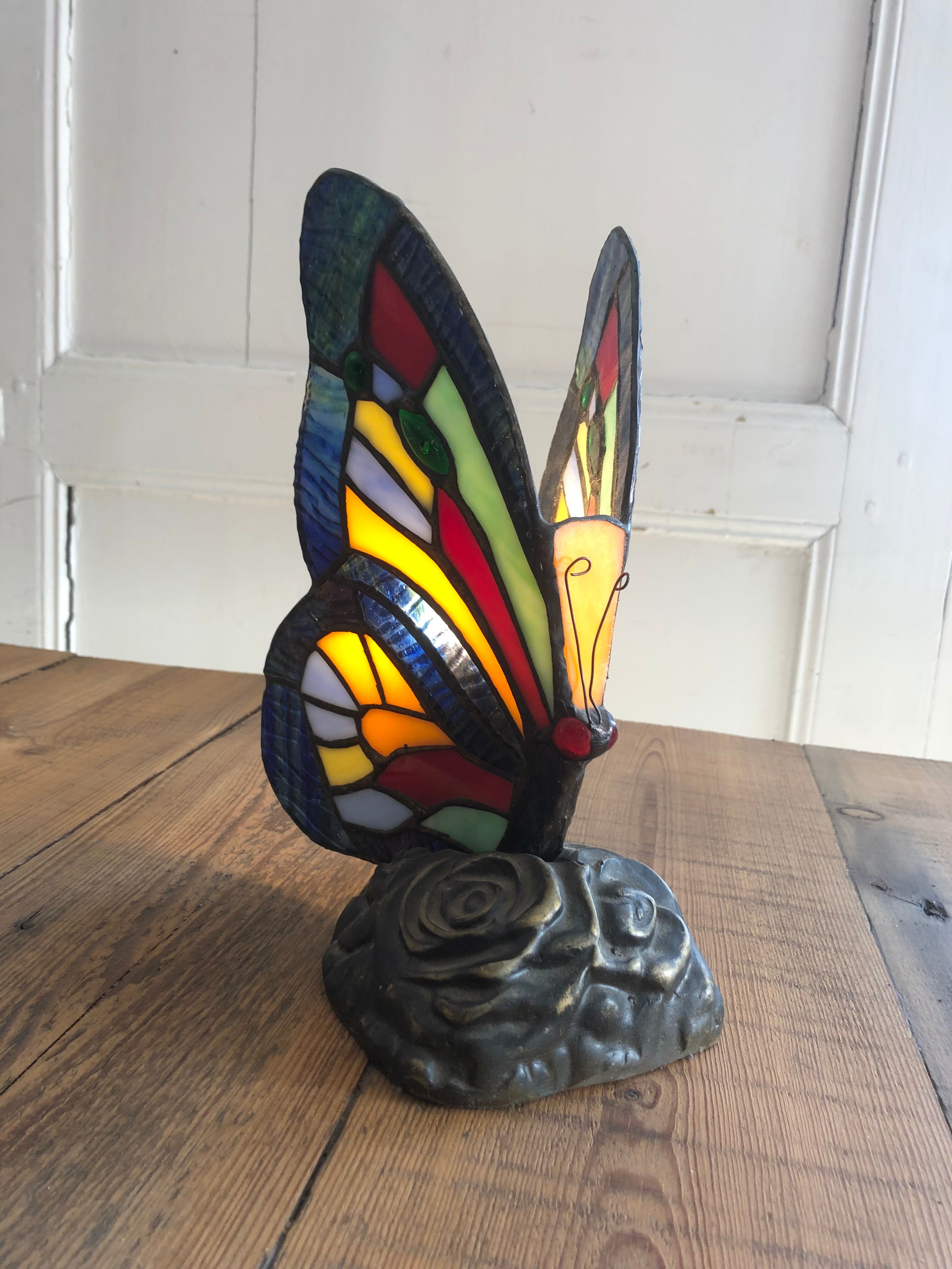 Tiffany butterfly lamp