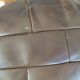 Pouf en cuir patchwork