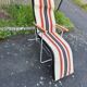 Fauteuil, transat de jardin vintage