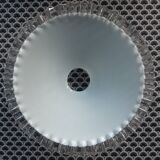 White and transparent opaline lampshade pendant light