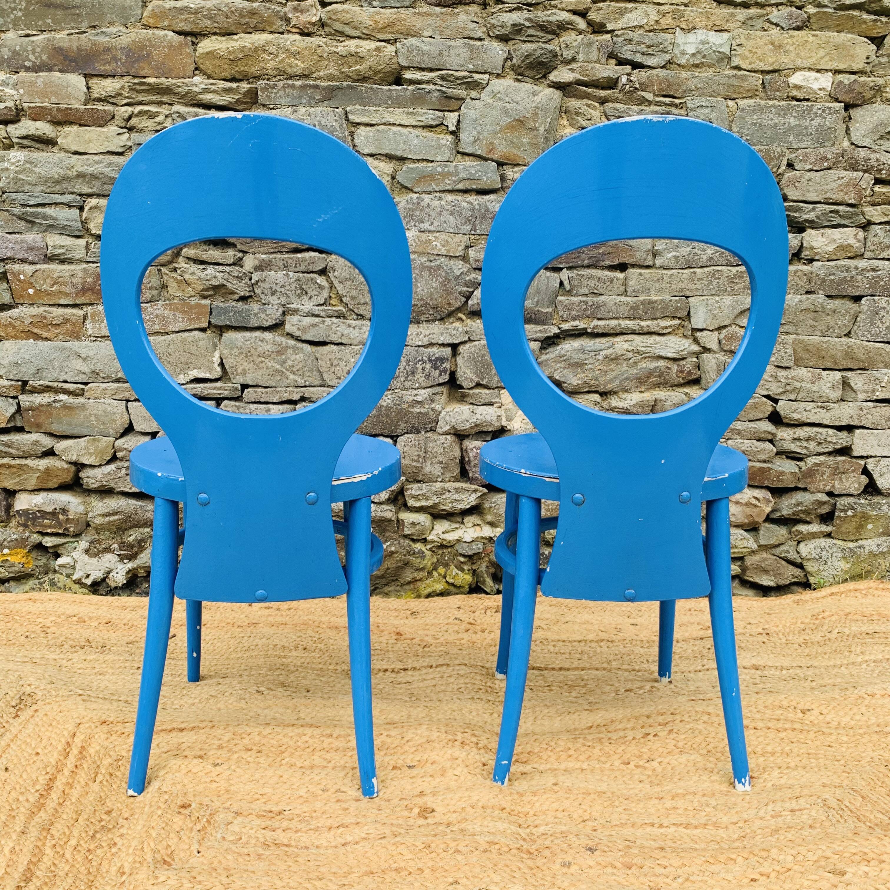 Pair of Baumann seagull model chairs