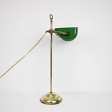 1930's Art Deco Banker Table Lamp , Czechoslovakia