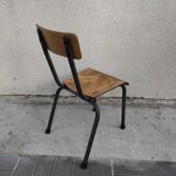 Chaise écolier enfant chaise de maternelle 1960