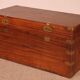 almost a pair of 19th-century marine chests with double locks