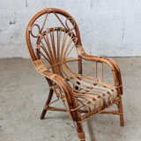 Children's rattan chair