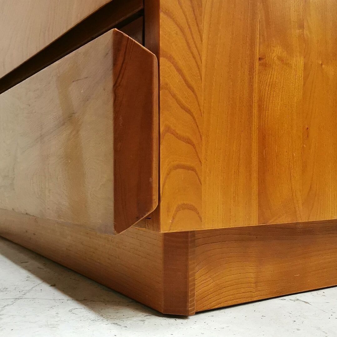 Elm chest of drawers, Roche bobois