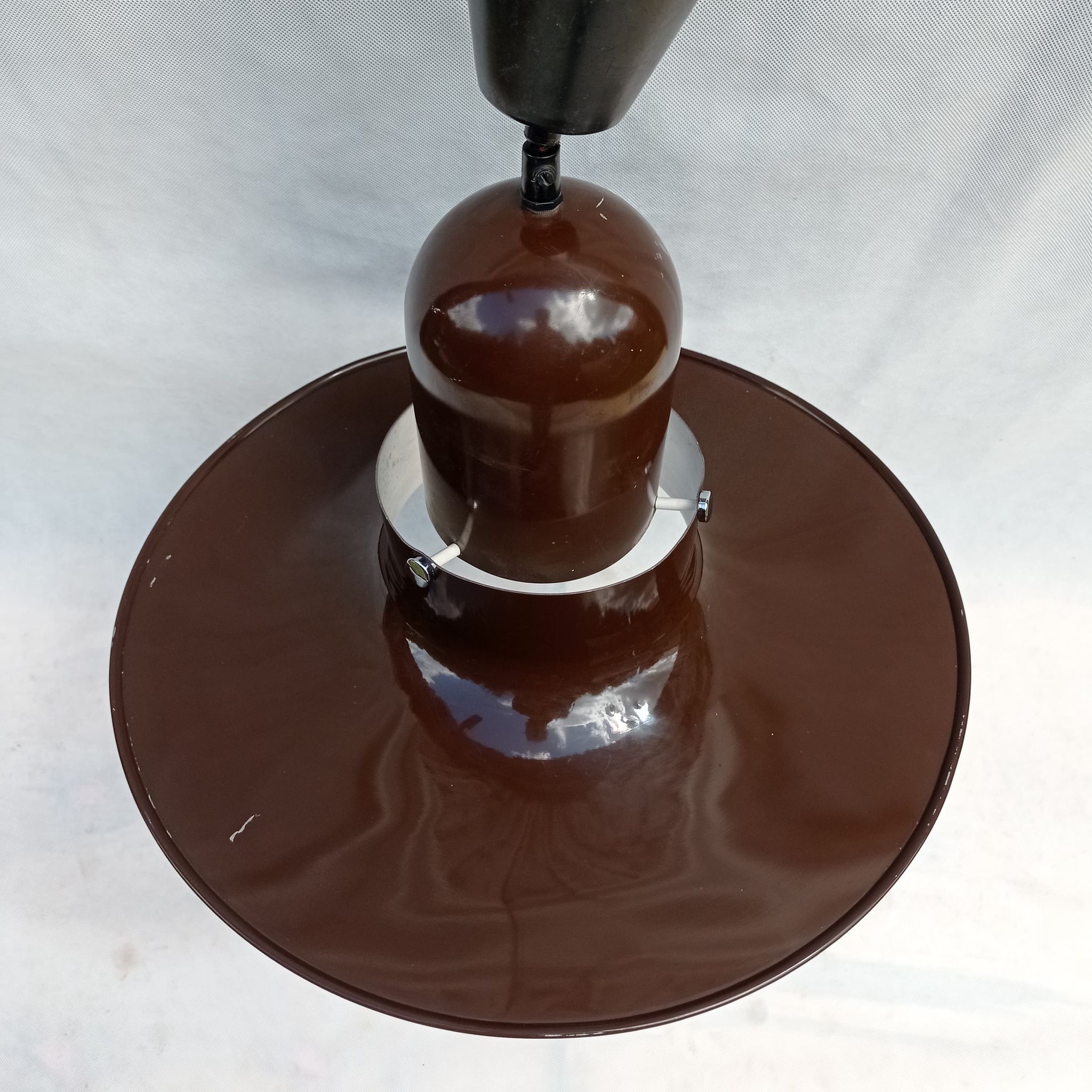 Hanging bronze UFO lamp from Ikea