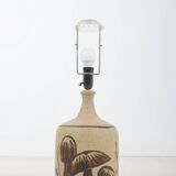 Rare Danish ceramic lamp designed by Bente Jessen, 1970s