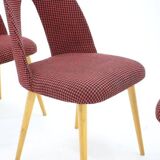 1960s Antonin Suman set of four dining chairs, Czechoslovakia
