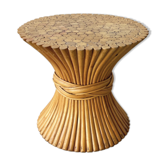 Table d'appoint en bambou Mc Guire