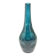 Postmodern vase, teal glass, WMF, Germany, 1960s